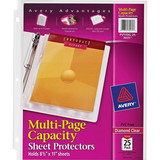 Avery Diamond Clear Multi-Page Capacity Sheet Protectors