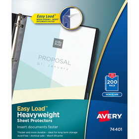 Avery Non-Glare Heavyweight Sheet Protectors, AVE74401