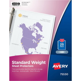 Avery Standard-Weight Sheet Protectors