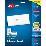 Avery Easy Peel Address Labels with Sure Feed Technology