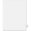 Avery Individual Legal Tab Divider, 1 x Tab - PrintedX - 8.50" x 11" - 25 / Pack - White Divider - White Tab, Price/PK