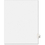 Avery Side-Tab Legal Index Divider, 1 x Tab - Printed22 - 8.50" x 11" - 25 / Pack - White Divider - White Tab, Price/PK