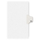Avery Side-Tab Legal Index Divider, 1 x Tab - Printed41 - 8.50" x 11" - 25 / Pack - White Divider - White Tab, Price/PK