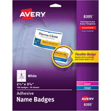 Avery Adhesive Name Badges, AVE8395