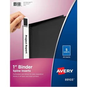 Avery Binder Spine Inserts, AVE89103