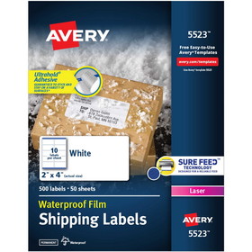 Avery TrueBlock Weatherproof Mailing Labels