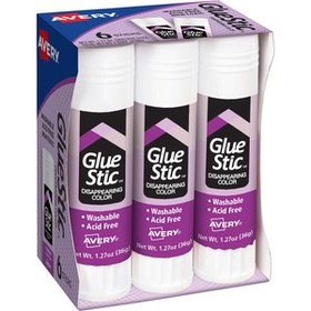 Avery&#174; Glue Stic with Disappearing Purple Color