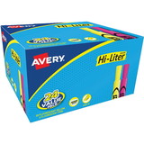 Avery Hi-Liter Desk-Style Highlighters - SmearSafe