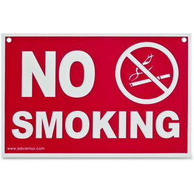 Advantus No Smoking Wall Sign