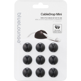 Bluelounge CableDrop Mini Cable Anchor for Small Cords, AVTBLUCDM-BL