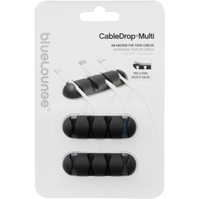 Bluelounge CableDrop Multi Cable Anchor for Multiple Cords, AVTBLUCDMU-BL