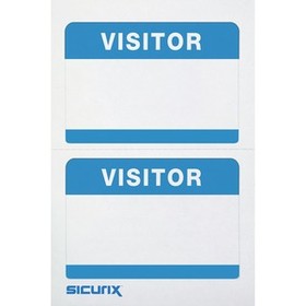 SICURIX BAU67630 Self-adhesive Visitor Badge