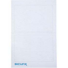 SICURIX Self-adhesive Visitor Badge, BAU67641