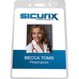 SICURIX Vertical ID Badge Holder