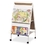 Balt Double-Sided Display Easel With Wheels, 29.80" Width x 43" Height - Surface - Frame - Film - 1 Each, Price/EA