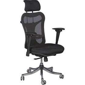 Balt Ergo Ex Ergonomic Office Chair, Black Seat - 28" x 24" x 51" Overall Dimension