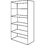 bbf Series C Open Double Bookcase, 35.6" Width x 15.4" Depth x 72.8" HeightFile Drawer(s) - Wood, Polyvinyl Chloride (PVC) - Hansen Cherry, Price/EA