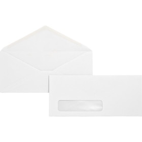 Business Source No. 10 Diagonal Seam Window Envelopes