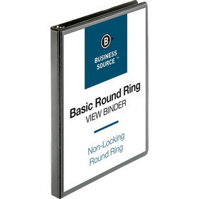Business Source Round-ring View Binder, BSN09950