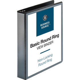 Business Source Round-ring View Binder, BSN09954