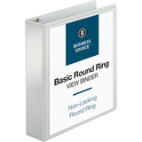 Business Source Round-ring View Binder, BSN09957