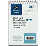 Business Source Wirebound Memo Books, BSN10970