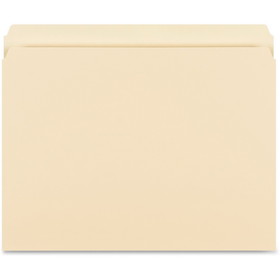 Business Source Straight Tab Cut Letter Recycled Storage Folder