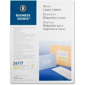 Business Source Bright White Premium-quality Shipping Labels, BSN26117
