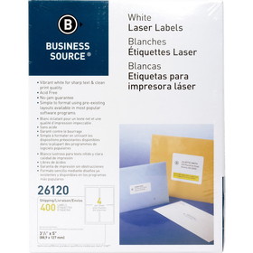Business Source Bright White Premium-quality Address Labels, BSN26120