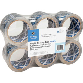 Business Source Heavy-Duty Clear Acrylic Packaging Tape