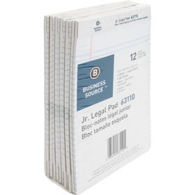 Business Source Micro - Perforated Legal Ruled Pads