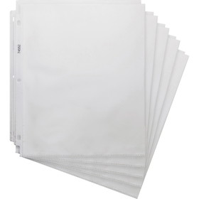 Business Source Top-loading 3-hole Sheet Protectors