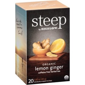 Bigelow Lemon Ginger Herbal Tea Bag