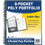 C-Line 8-Pocket Spiral-Bound Poly Portfolio, Price/EA