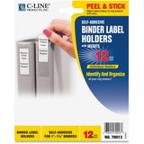 C-Line Self-Adhesive Binder Label Holders, CLI70013