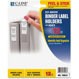 C-Line Self-Adhesive Binder Label Holders, CLI70023