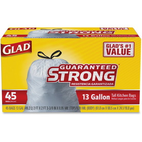 Glad Strong 13-gal Tall Kitchen Trash Bags