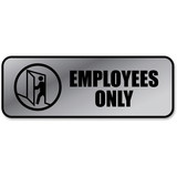 COSCO Employees Only Sign