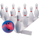 Champion Sports Plastic Bowling Ball & Pin Set