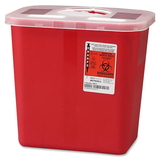 Covidien Sharps 2 Gallon Container with Rotor Lid