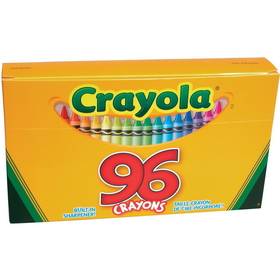 Crayola Built-in Sharpener 96 Count Crayons