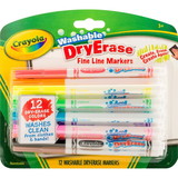 Crayola Washable Dry Erase Fine Line Markers, CYO985912