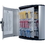 DURABLE Brushed Aluminum Combo Lock 36-Key Cabinet, Price/EA