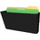 Deflecto Sustainable DocuPocket Letter Black-1 Pocket 50% Recycled Content, Price/EA