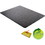 Deflecto Black Mat EconoMa 46" x 60" Rectangle-Hard Floor, Price/EA