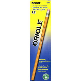 Dixon Oriole HB No. 2 Pencils, DIX12872PK