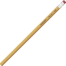 Dixon Woodcase No.2 Eraser Pencils, DIX14412
