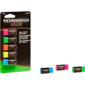 Ticonderoga Neon Mini Erasers