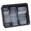 Dixie Heavyweight Disposable Forks, Knives & Teaspoons Keeper Pack Grab-N-Go by GP Pro, DXECH0180DX7