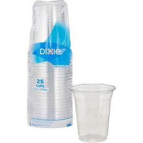 Dixie DXECPET12DX Foods Clear Plastic Cold Cups